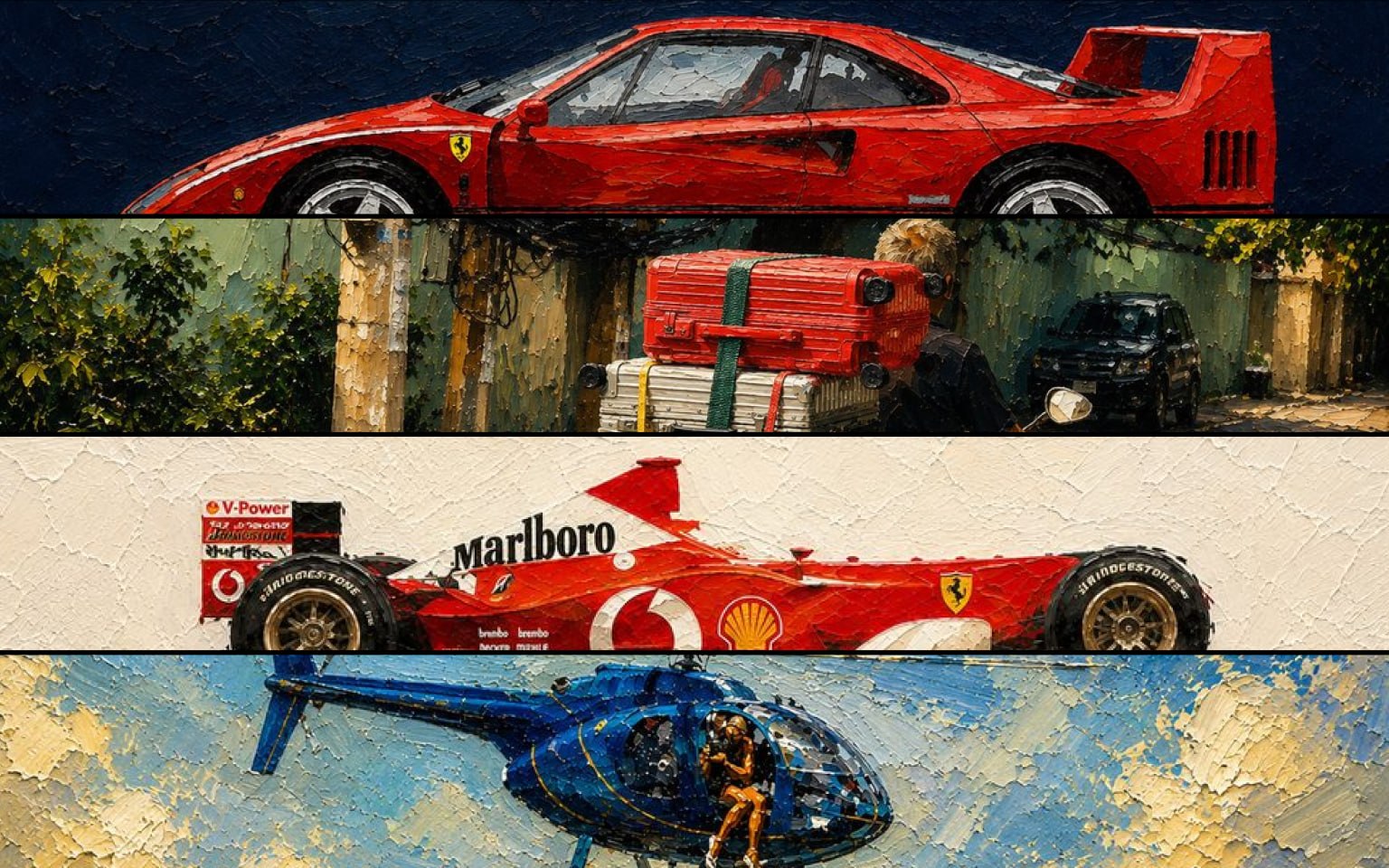 Icons of Mobility — Vol. 1 - Wallpaper Impasto 4K